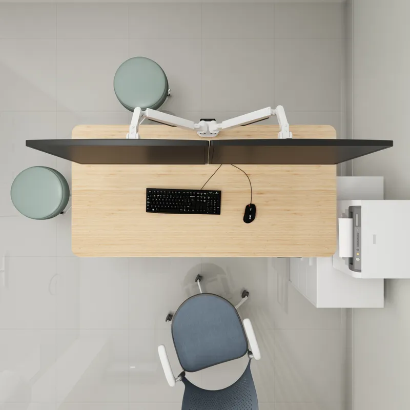 Monitorarm EASY för 2 skärmar — produktbild 7