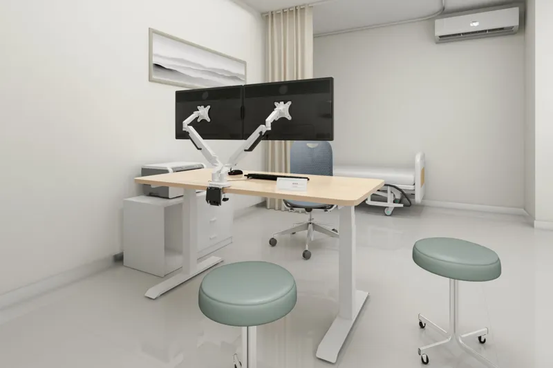Monitorarm EASY för 2 skärmar — produktbild 8