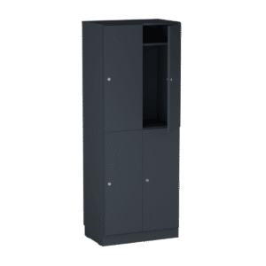 Origpic db — Personalskåp – 4 fack 660x420x1725 mm