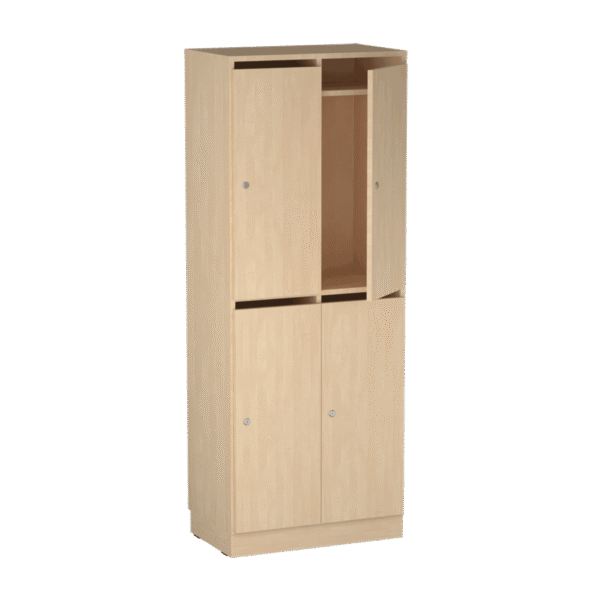 Origpic ad — Personalskåp – 4 fack med postfack 660x420x1725 mm