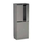 Origpic abc f — Personalskåp – 4 fack med postfack 660x420x1725 mm