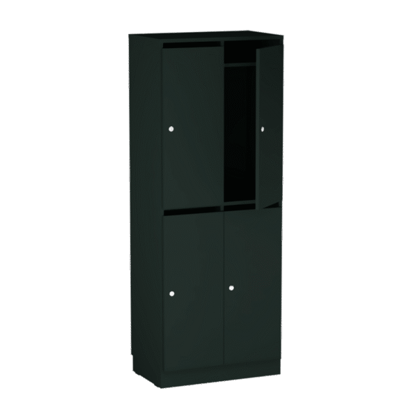 Origpic d fda — Personalskåp – 4 fack med postfack 660x420x1725 mm