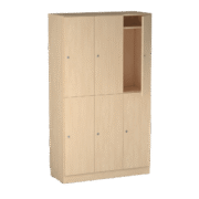 Origpic aaf — Personalskåp – 6 fack 1000x420x1725 mm