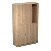 Origpic feafe — Personalskåp – 6 fack 1000x420x1725 mm