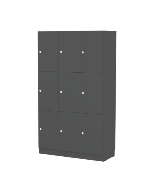Origpic b — Personalskåp – 9 fack 1000x420x1725 mm
