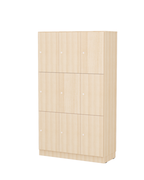 Origpic b — Personalskåp – 9 fack 1000x420x1725 mm