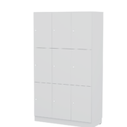 Origpic bd e — Personalskåp – 9 fack  1000x420x1725 mm