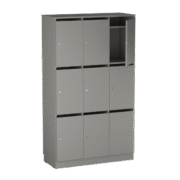 Origpic de — Personalskåp – 9 fack med postfack 1000x420x1725 mm