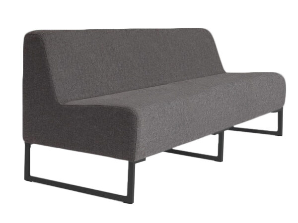 Origpic c d — Monte Carlo AIR 180 cm – 3-sits kontorssoffa med avtagbar klädsel