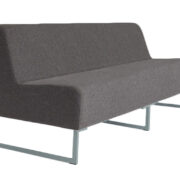 Origpic f b — Monte Carlo AIR 180 cm – 3-sits kontorssoffa med avtagbar klädsel