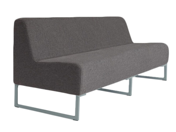 Origpic f b — Monte Carlo AIR 180 cm – 3-sits kontorssoffa med avtagbar klädsel