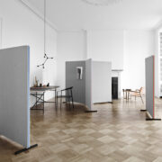 Origpic ba — Edge ljudabsorberande bordsskärm – Toppmonterad