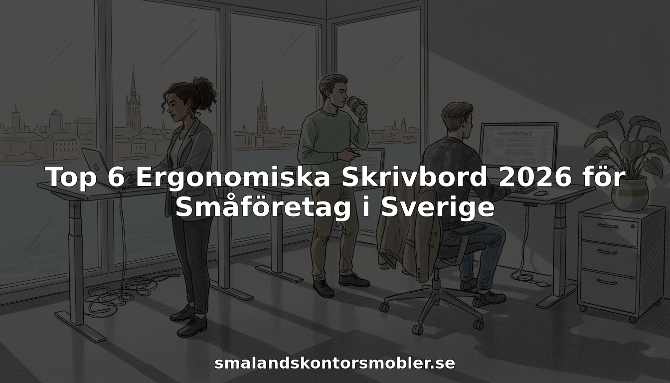 Top 6 Ergonomiska Skrivbord 2026 för Småföretag i Sverige