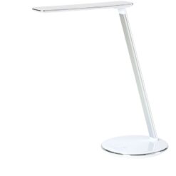 Origpic be — QLITE Bordslampa med trådlös QI-laddning – LED arbetsbelysning – Svart eller vit
