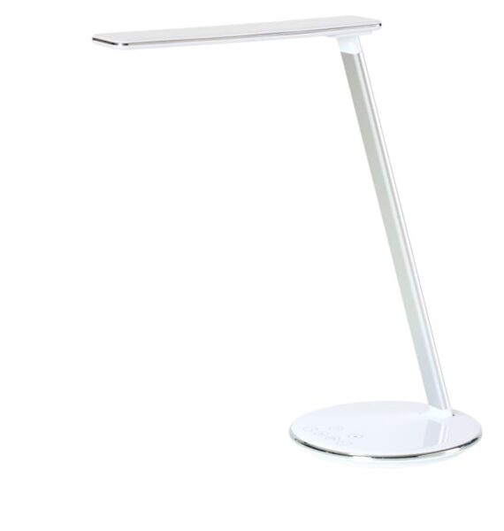 Origpic be — QLITE Bordslampa med trådlös QI-laddning – LED arbetsbelysning – Svart eller vit