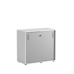 Origpic d d — Småland Skjutdörrsskåp med plastfötter – 80 cm x 73,5 cm