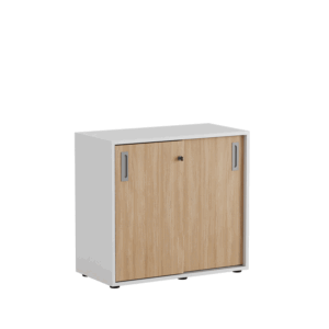 Origpic d cb — Småland Skjutdörrsskåp med plastfötter – 80 cm x 73,5 cm