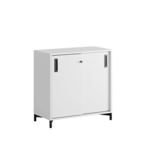 Origpic c b — Småland Skjutdörrsskåp med metallfötter – 80 cm x 73,5 cm