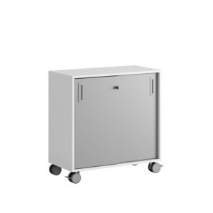 Origpic a — Småland Skjutdörrsskåp med hjul – 80×81 cm