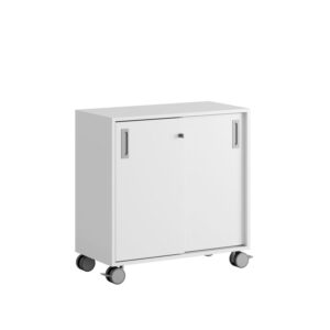 Origpic c d — Småland Skjutdörrsskåp med hjul – 80×81 cm