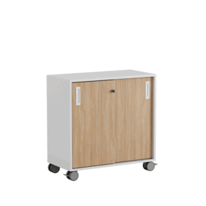 Origpic eade — Småland Skjutdörrsskåp med hjul – 80×81 cm