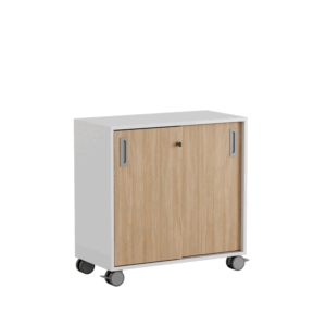 Origpic b — Småland Skjutdörrsskåp med hjul – 80×81 cm