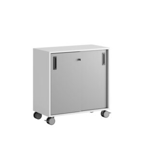 Origpic a — Småland Skjutdörrsskåp med hjul – 80×81 cm