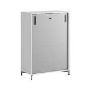 Origpic — Småland Skjutdörrsskåp med metallfötter – 80×115,5 cm