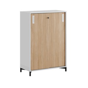 Origpic bd — Småland Skjutdörrsskåp med metallfötter – 80×115,5 cm