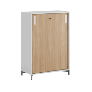 Origpic cada — Småland Skjutdörrsskåp med metallfötter – 80×115,5 cm