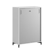 Origpic da — Småland Skjutdörrsskåp med metallfötter – 80×115,5 cm