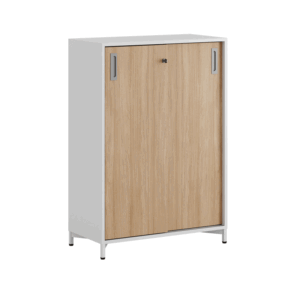 Origpic a c c — Småland Skjutdörrsskåp med metallfötter – 80×115,5 cm