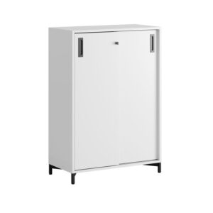 Origpic c c a — Småland Skjutdörrsskåp med metallfötter – 80×115,5 cm