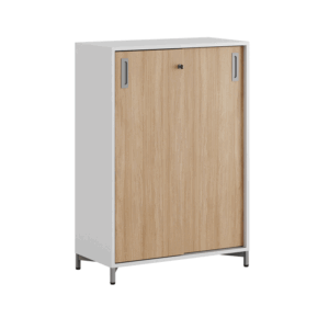 Origpic cabeb — Småland Skjutdörrsskåp med metallfötter – 80×115,5 cm