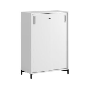 Origpic f ccd — Småland Skjutdörrsskåp med metallfötter – 80×115,5 cm