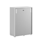 Origpic — Småland Skjutdörrsskåp med plastfötter –  80 cm x 109 cm