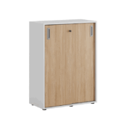 Origpic e d — Småland Skjutdörrsskåp med plastfötter – 80 cm x 109 cm
