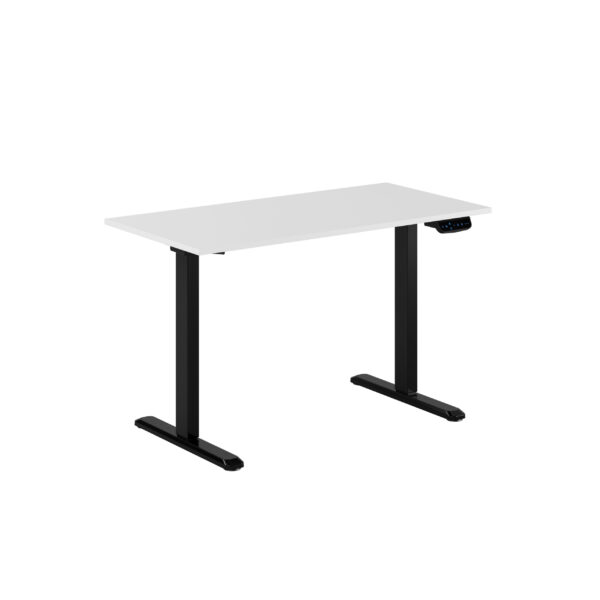 Origpic c f — Ergo – 2 motorer –  Höj och sänkbart skrivbord. Knappsats med positionsminne + USB uttag