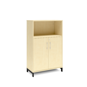 Origpic a — Bokhylla med delvis dörrar DNA – BJÖRK – 2 storlekar. Från: