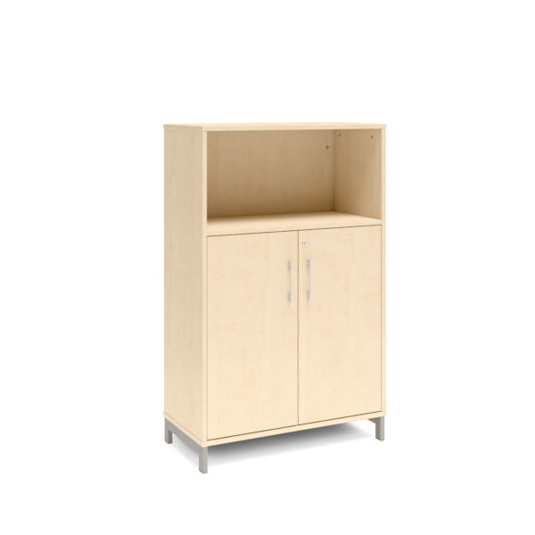 Origpic a f a — Bokhylla med delvis dörrar DNA – BJÖRK – 2 storlekar. Från: