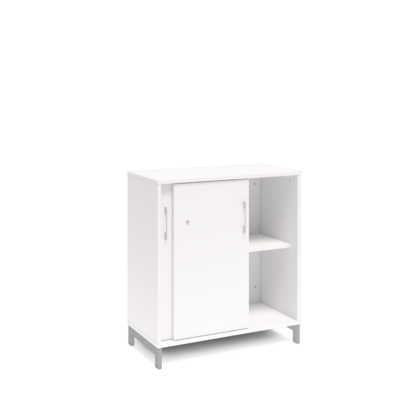 Origpic bf c — Skåp med skjutdörrar – Bredd 800 mm | DNA – VIT | 3 storlekar