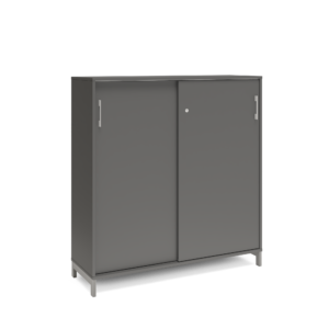 Origpic b f — Skåp med skjutdörrar – Bredd 1200 mm | DNA – Mörkgrå | 3 storlekar