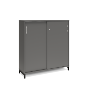 Origpic c b — Skåp med skjutdörrar – Bredd 1200 mm | DNA – Mörkgrå | 3 storlekar