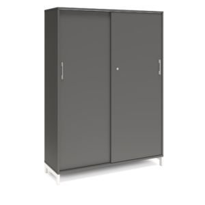 Origpic e c — Skåp med skjutdörrar – Bredd 1200 mm | DNA – Mörkgrå | 3 storlekar