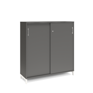 Origpic — Skåp med skjutdörrar – Bredd 1200 mm | DNA – Mörkgrå | 3 storlekar
