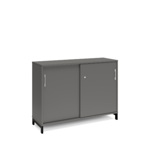 Origpic b — Skåp med skjutdörrar – Bredd 1200 mm | DNA – Mörkgrå | 3 storlekar