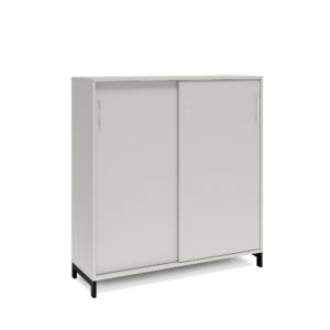 Origpic — Skåp med skjutdörrar 1200 mm – DNA – Ljusgrå