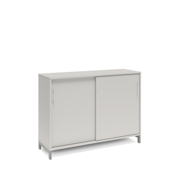 Origpic fb — Skåp med skjutdörrar 1200 mm – DNA – Ljusgrå