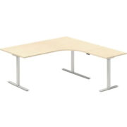 Origpic e — Höj och sänkbart hörn skrivbord DNA – 1800 x 1800/2000/2200