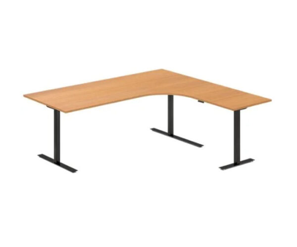 Origpic a d — Höj- och sänkbart hörn skrivbord DNA – 2000 mm x 1800/2000/2200 mm